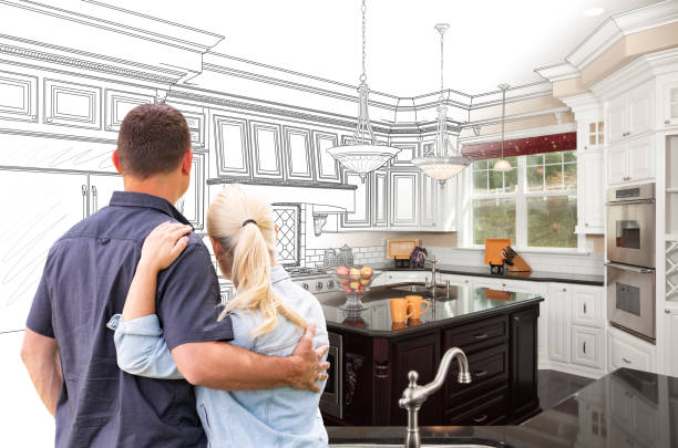 Professional Kitchen Island Installation technician working in Wayne, PA